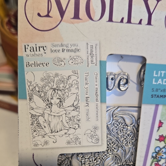 Crafter's Companion Molly Harrison Little Lady Bug Stamp Set NEW - Picture 2 of 2